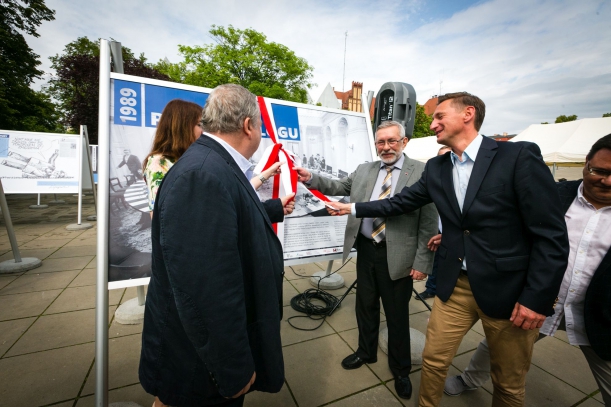 Otwarcie wystaw "1989. Próba dialogu”, która pokazuje ostatni rok PRL i pierwsze chwile po czerwcowych wyborach z 1989 r.