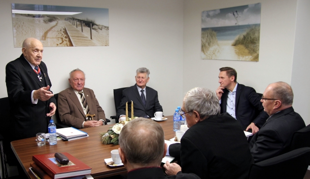 6 osobowa delegacja Okręgu Pomorza Zachodniego w  Szczecinie 20 grudnia br. podczas wizyty u marszałka opowiedziała o swojej działalności i podziękowała za wsparcie Województwa