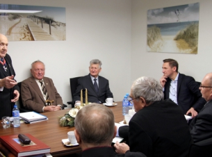 6 osobowa delegacja Okręgu Pomorza Zachodniego w  Szczecinie 20 grudnia br. podczas wizyty u marszałka opowiedziała o swojej działalności i podziękowała za wsparcie Województwa